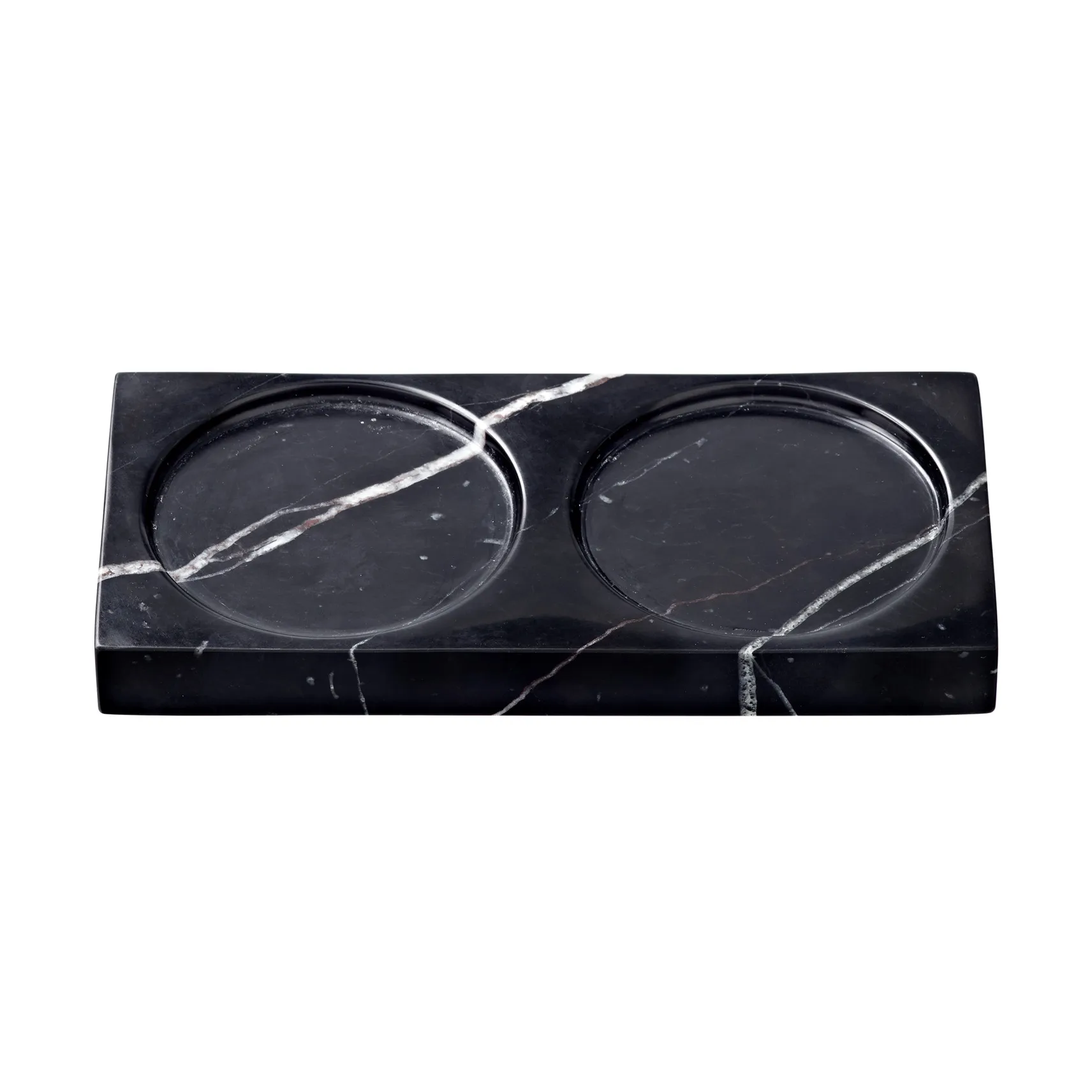 Tabletopper krydderikværnstativ, Black marble Crushgrind