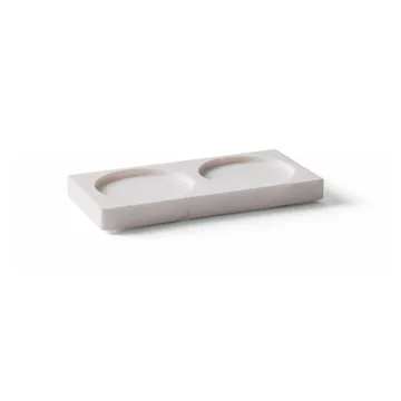 Tabletopper krydderikværnstativ - White marble - Crushgrind