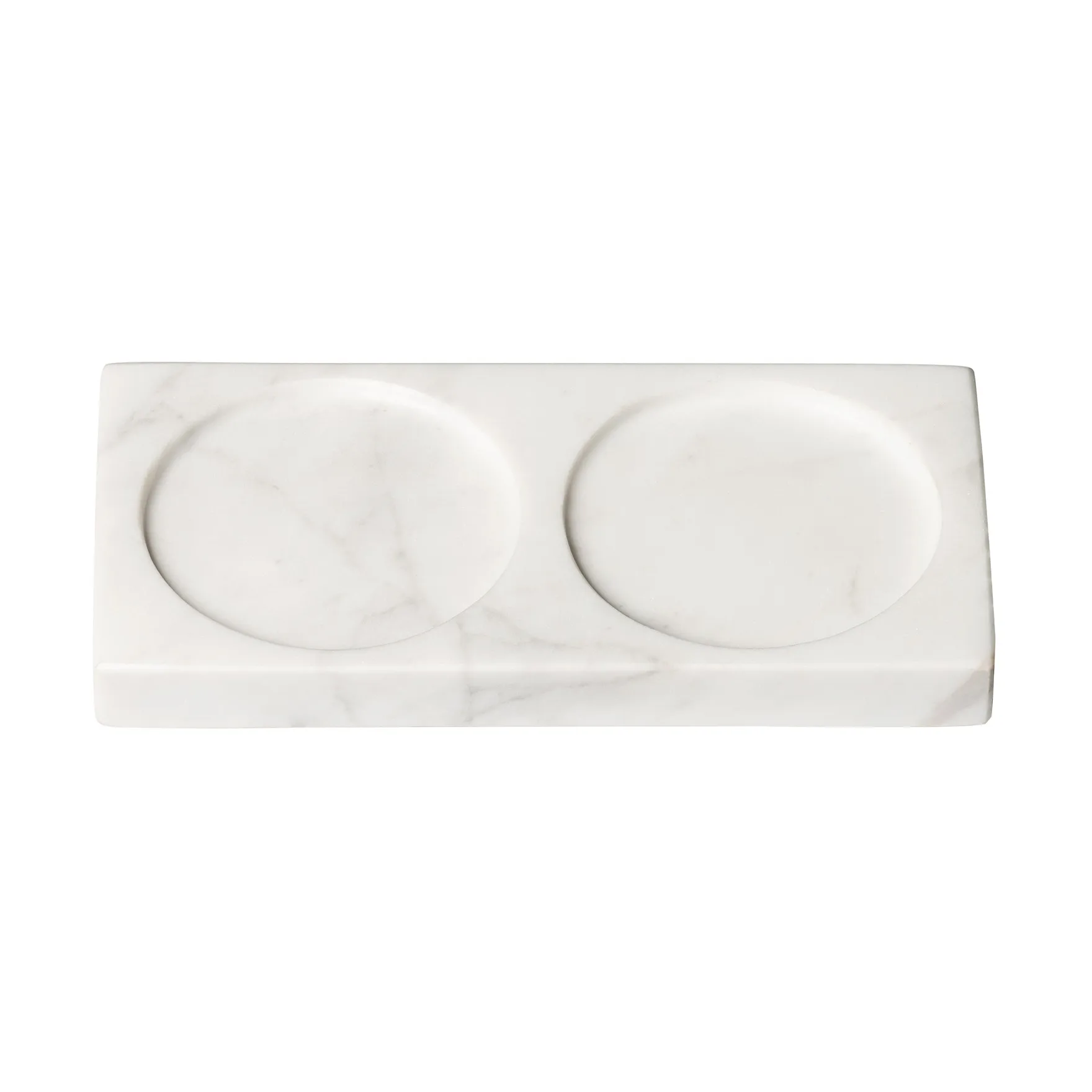 Tabletopper krydderikværnstativ, White marble Crushgrind