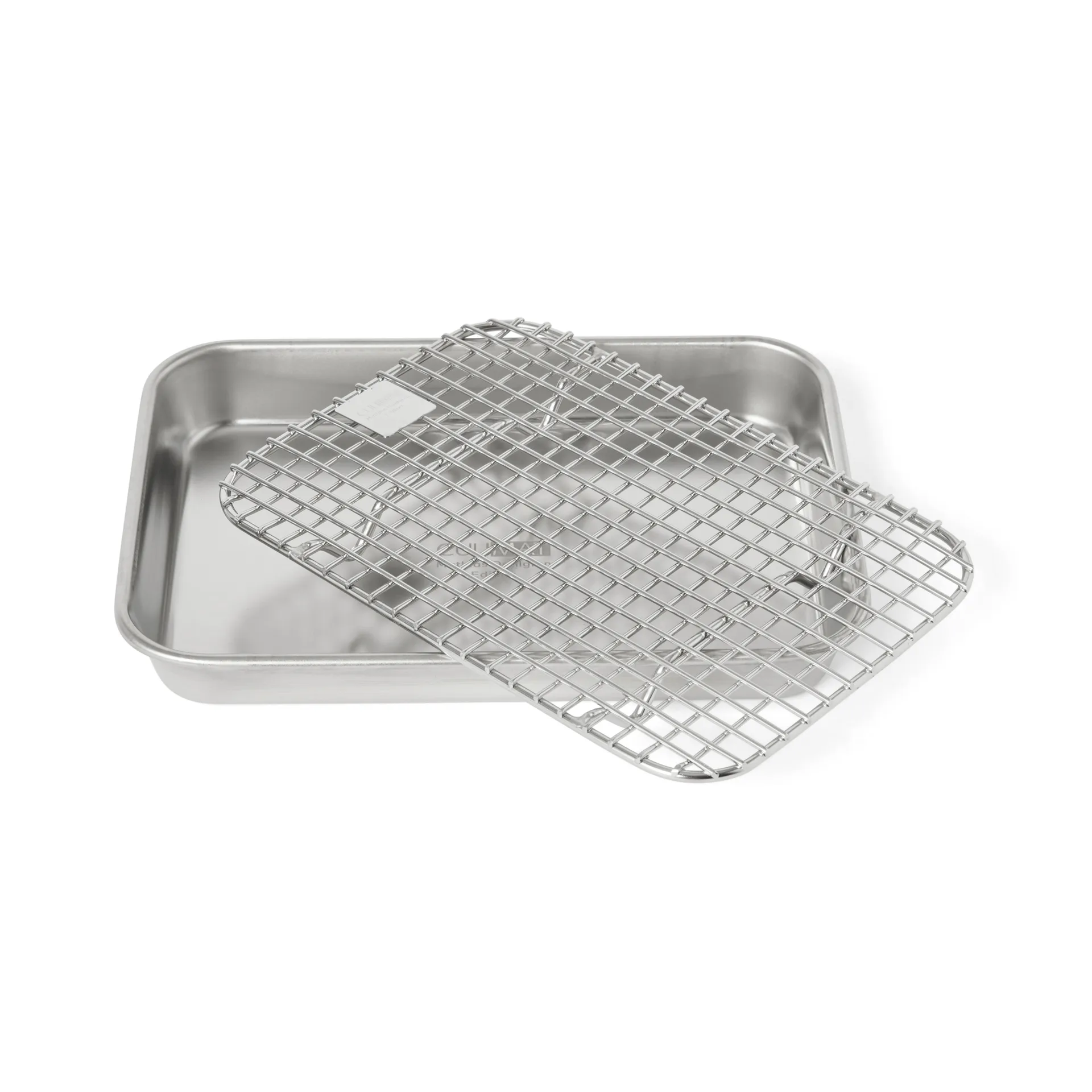 Culimat gastro fad med afkølingsrist, Rustfrit stål, 18x14x2,5 cm Culimat