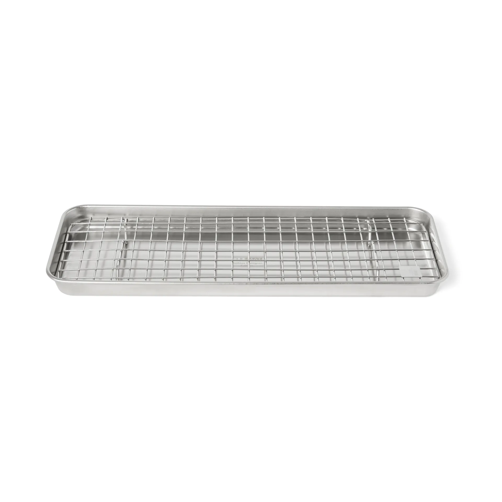 Culimat gastro fad med afkølingsrist, Rustfrit stål, 38x14x2,5 cm Culimat