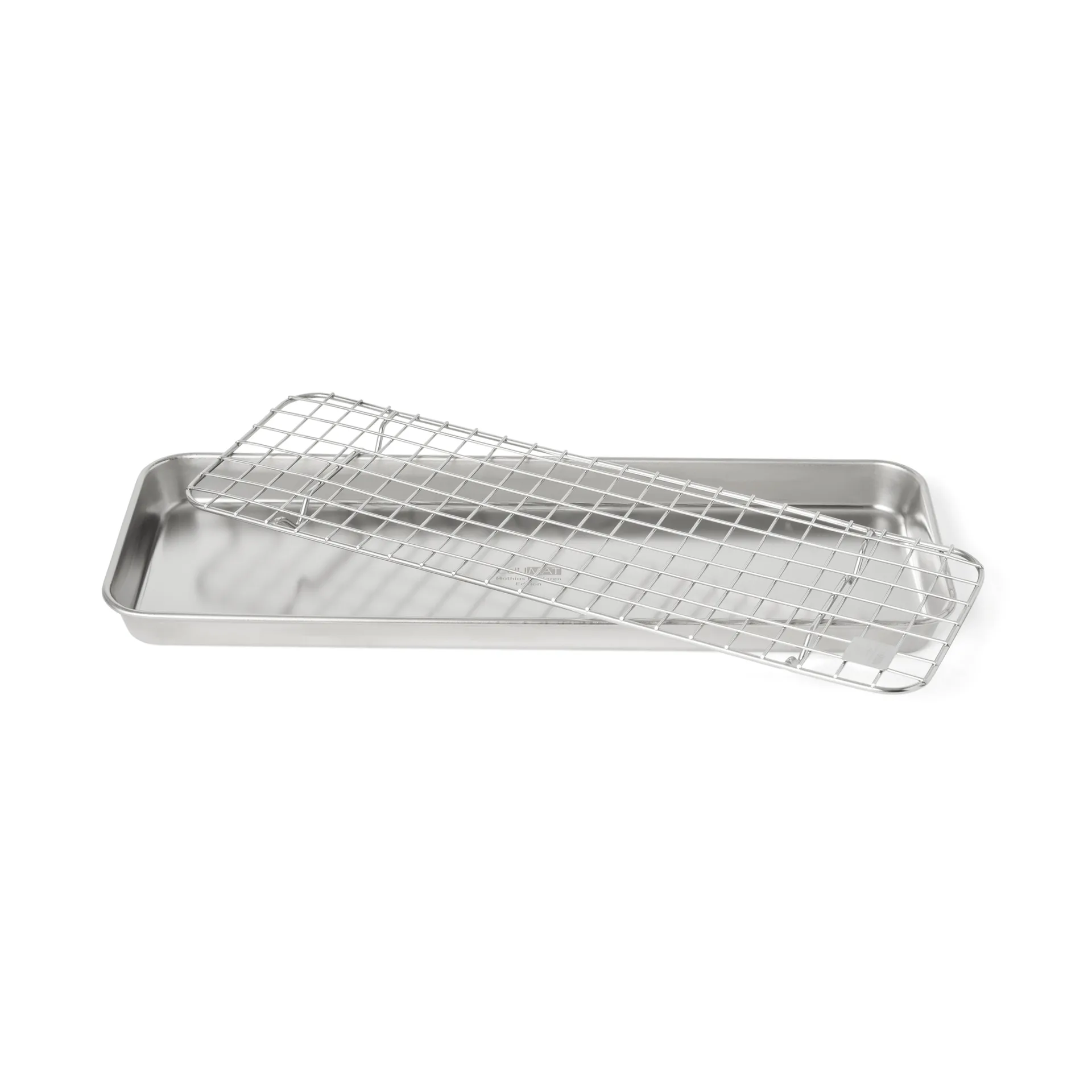 Culimat gastro fad med afkølingsrist, Rustfrit stål, 38x14x2,5 cm Culimat