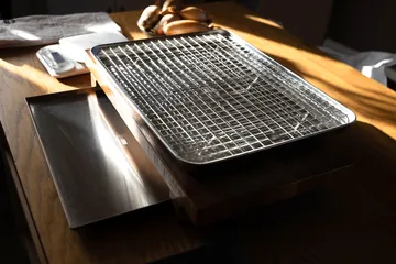 Culimat gastro fad med afkølingsrist - Rustfrit stål, 40,5x30,5 cm - Culimat