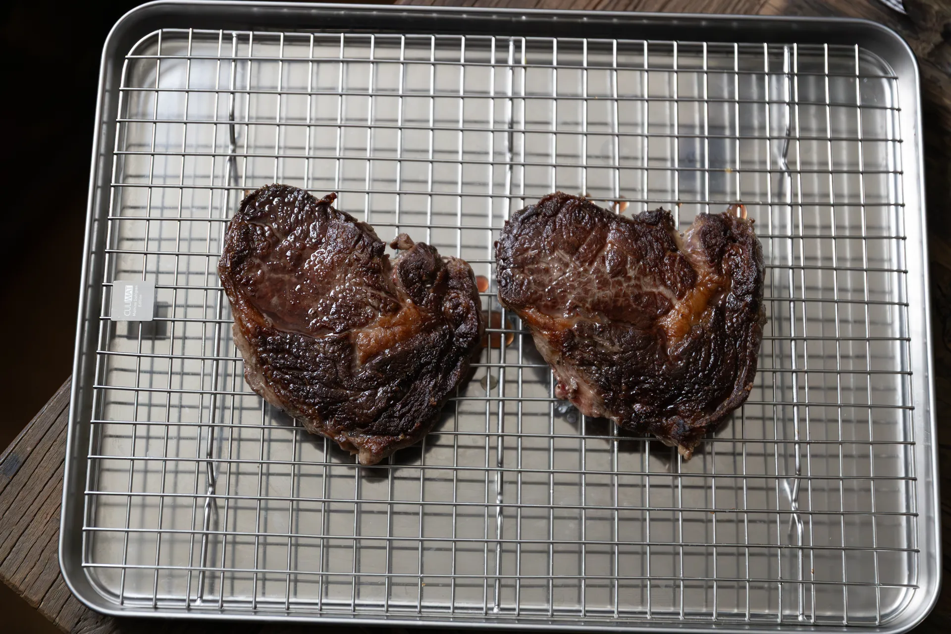 Culimat gastro fad med afkølingsrist, Rustfrit stål, 40,5x30,5 cm Culimat