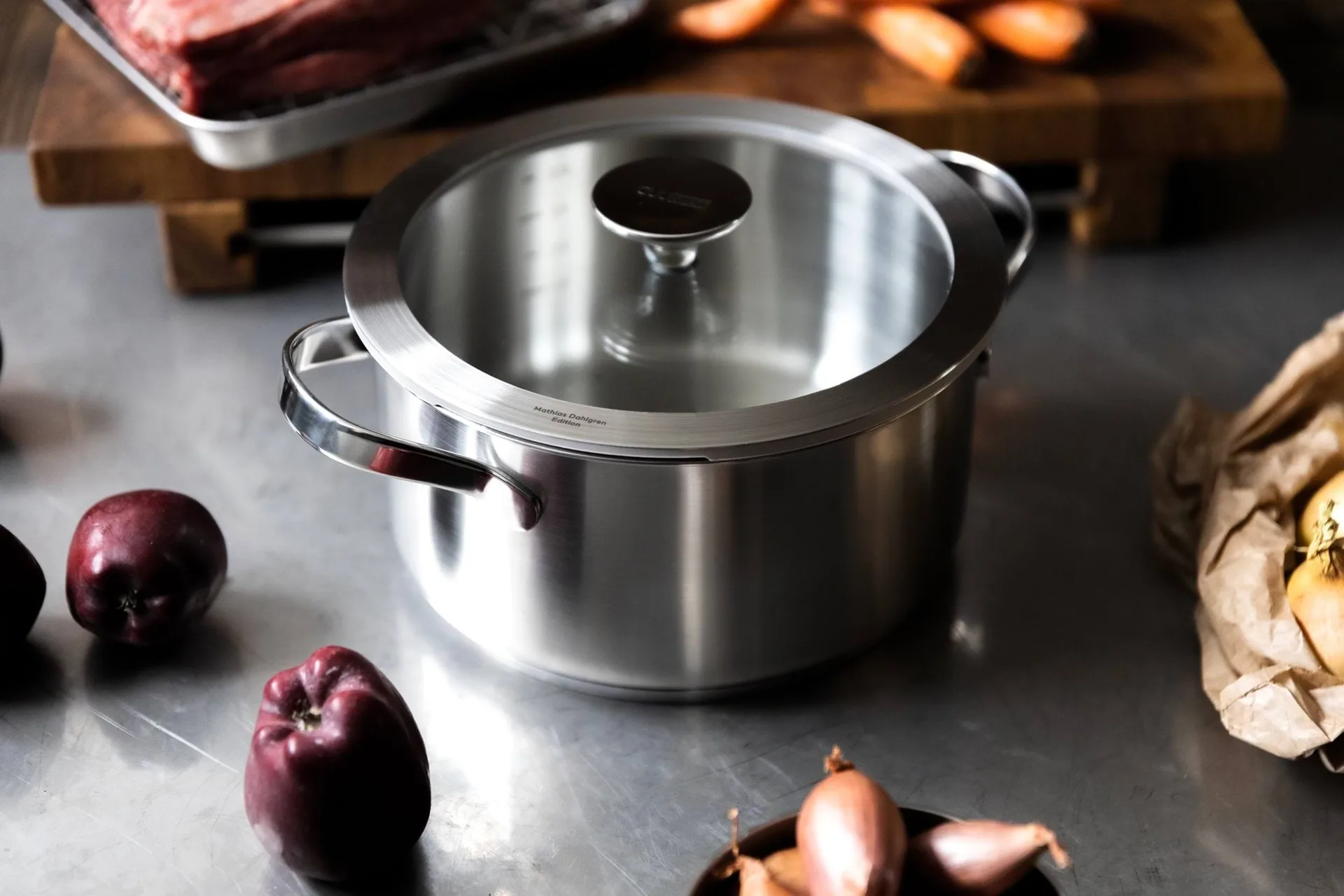 Culimat gryde, Rustfrit stål, glaslåg, 3 L Culimat