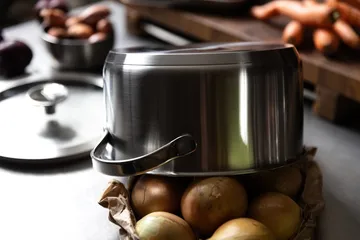 Culimat gryde - Rustfrit stål, glaslåg, 3 L - Culimat