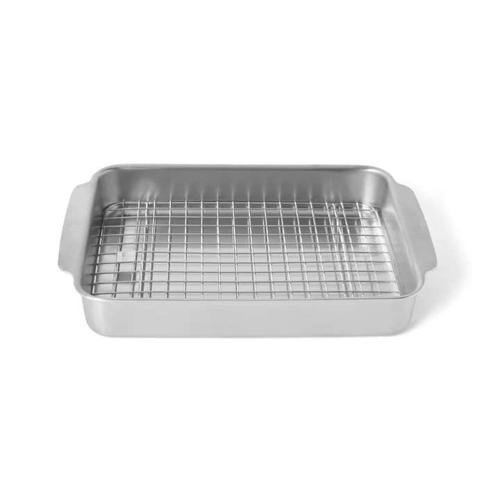 Culimat ovnfast fad - Rustfrit stål, 34x26x6 cm - Culimat