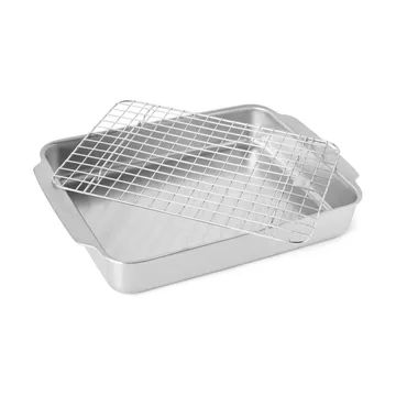 Culimat ovnfast fad - Rustfrit stål, 34x26x6 cm - Culimat