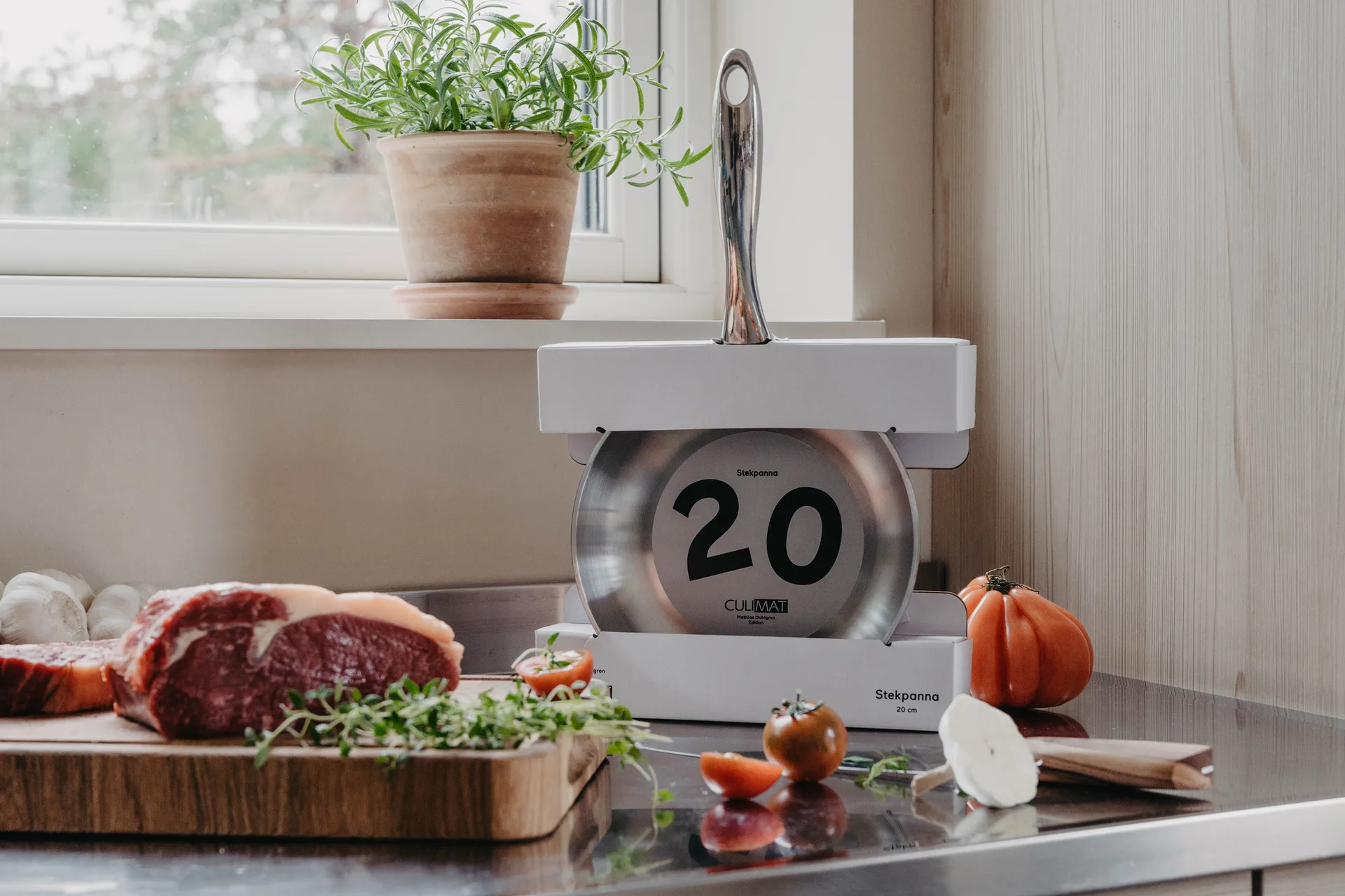 Culimat stegepande 5-lags rustfrit stål, 20 cm Culimat