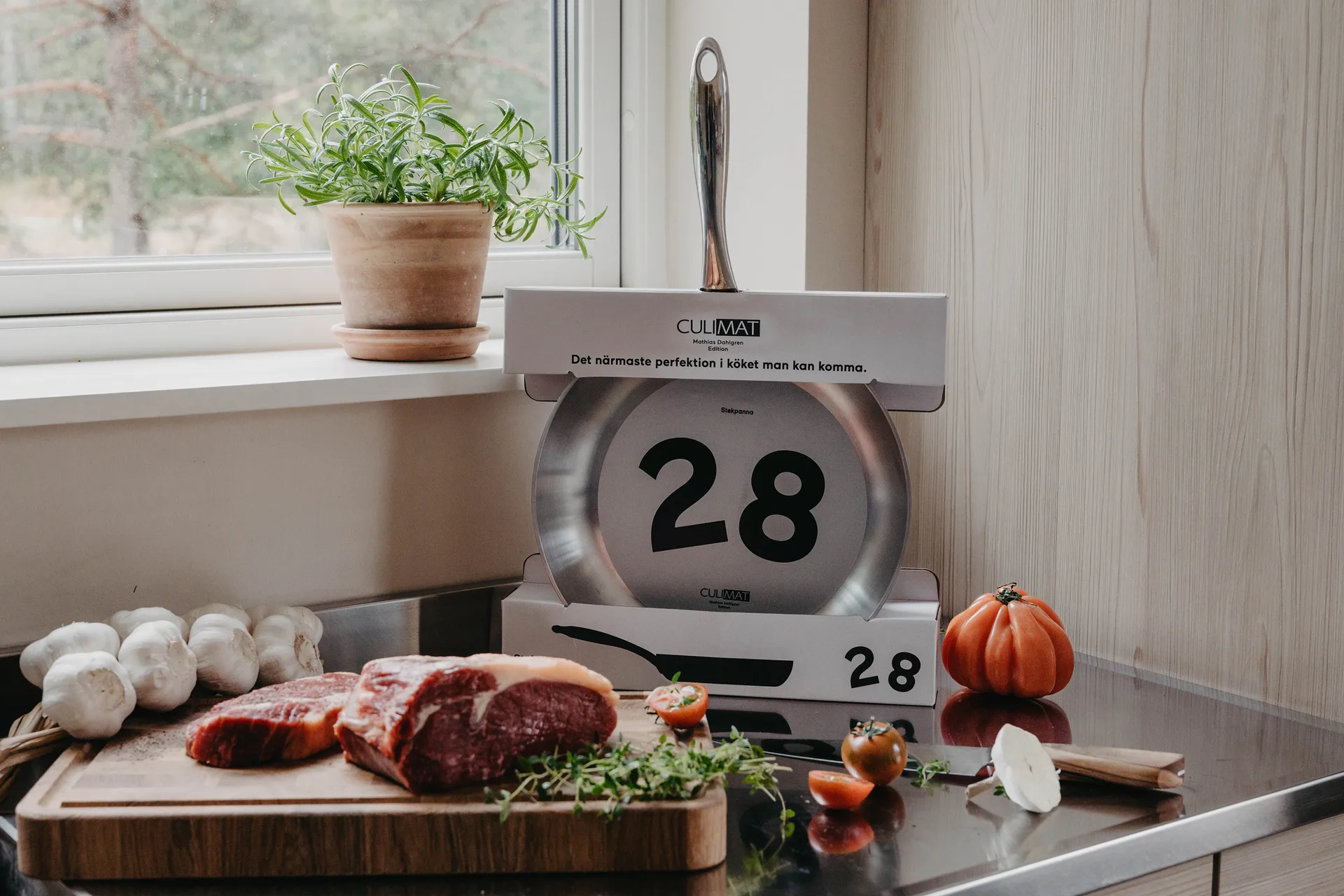 Culimat stegepande 5-lags rustfrit stål, 28 cm Culimat