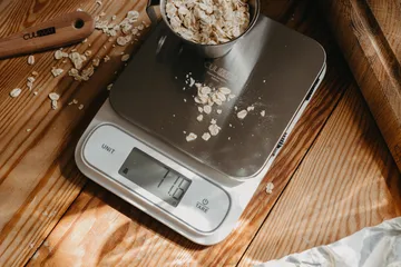 Digital køkkenvægt vandtæt - Hvid-sølv - Culimat