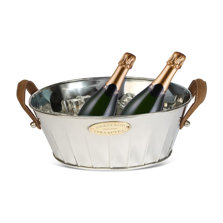 Heritage champagnekøler med lædergreb - 30 cm - Culinary Concepts