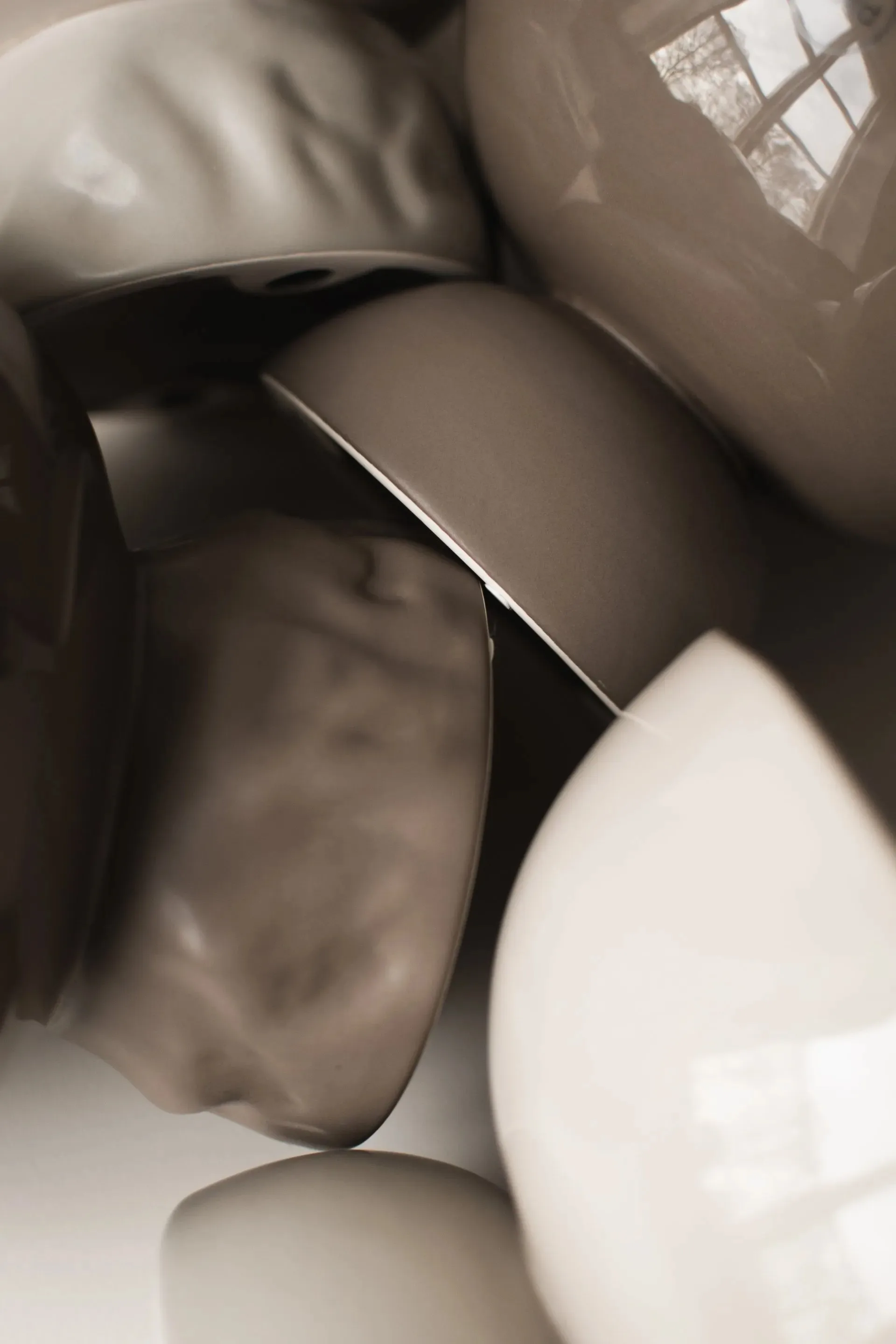 Base Irregular krukke Ø20 cm, Dust DBKD