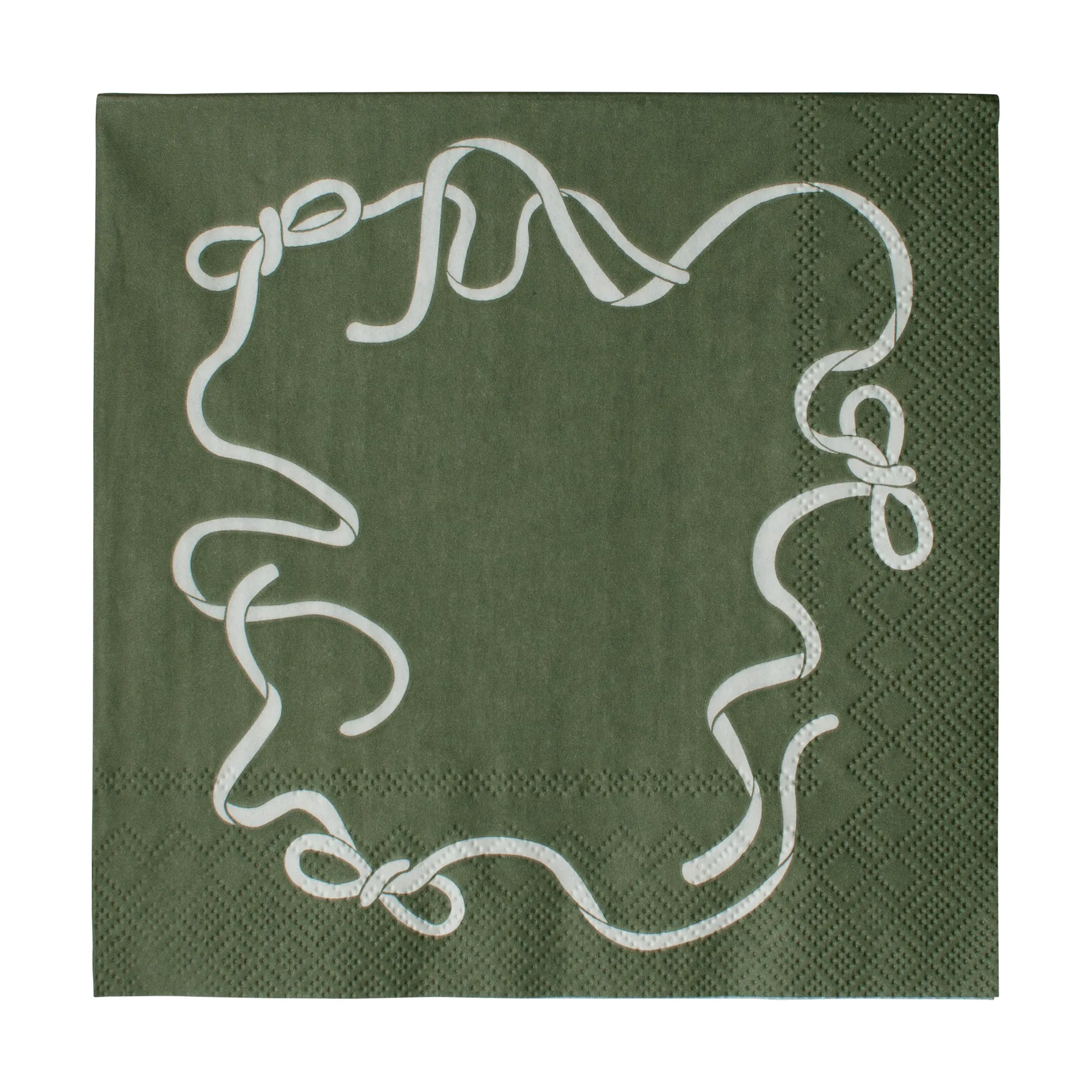 DBKD Bow papirserviet 33x33 cm Green
