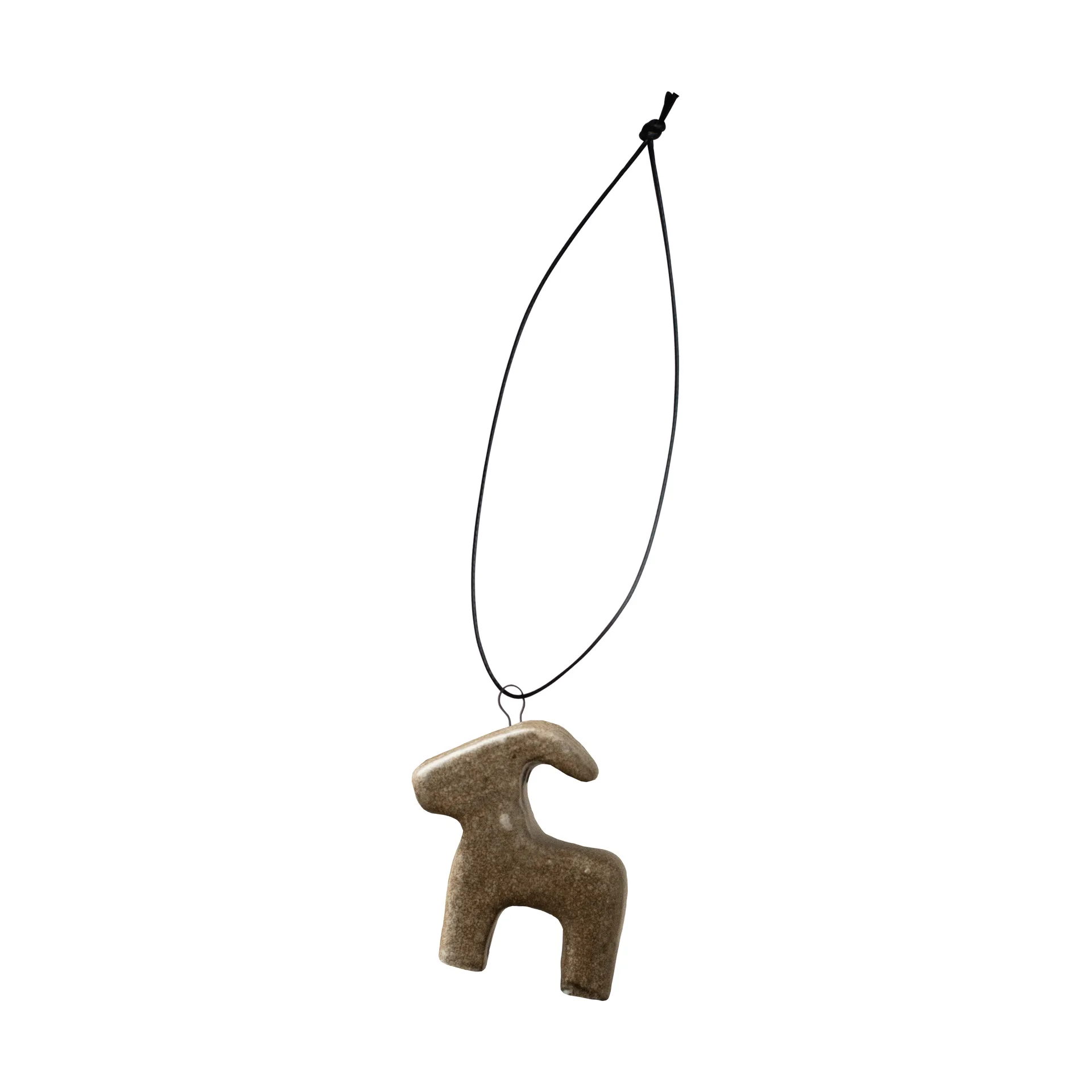 Bruse dekorationsophæng, Beige, 4x3,5 cm DBKD