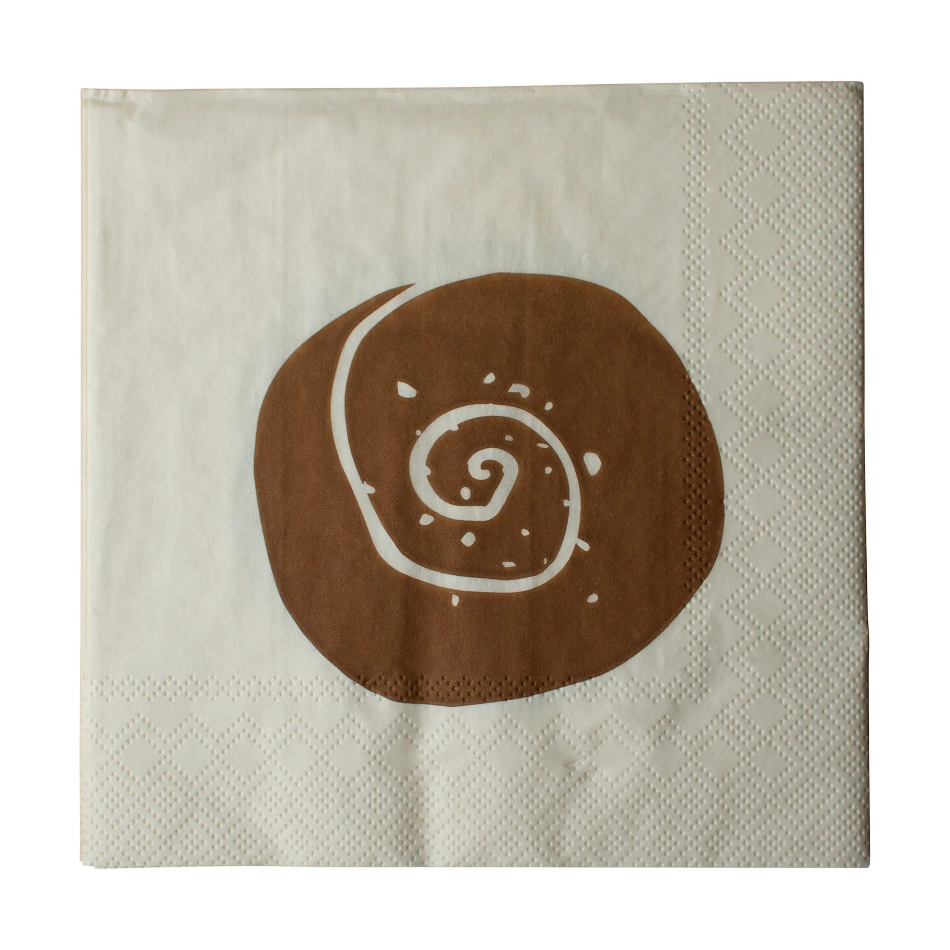 Bulle papirserviet 20-pak, Creme-Brown, 33x33 cm DBKD