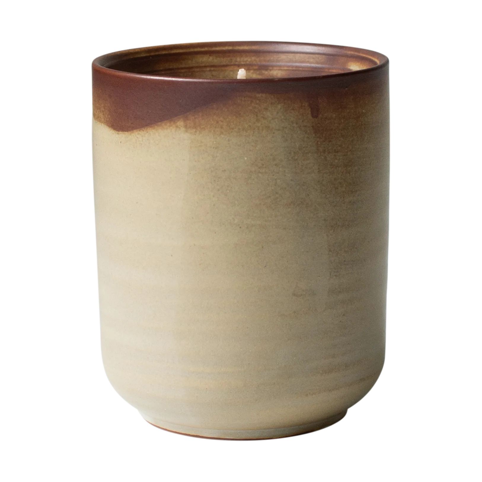 Burn duftlys 60 h, Creme-brown DBKD