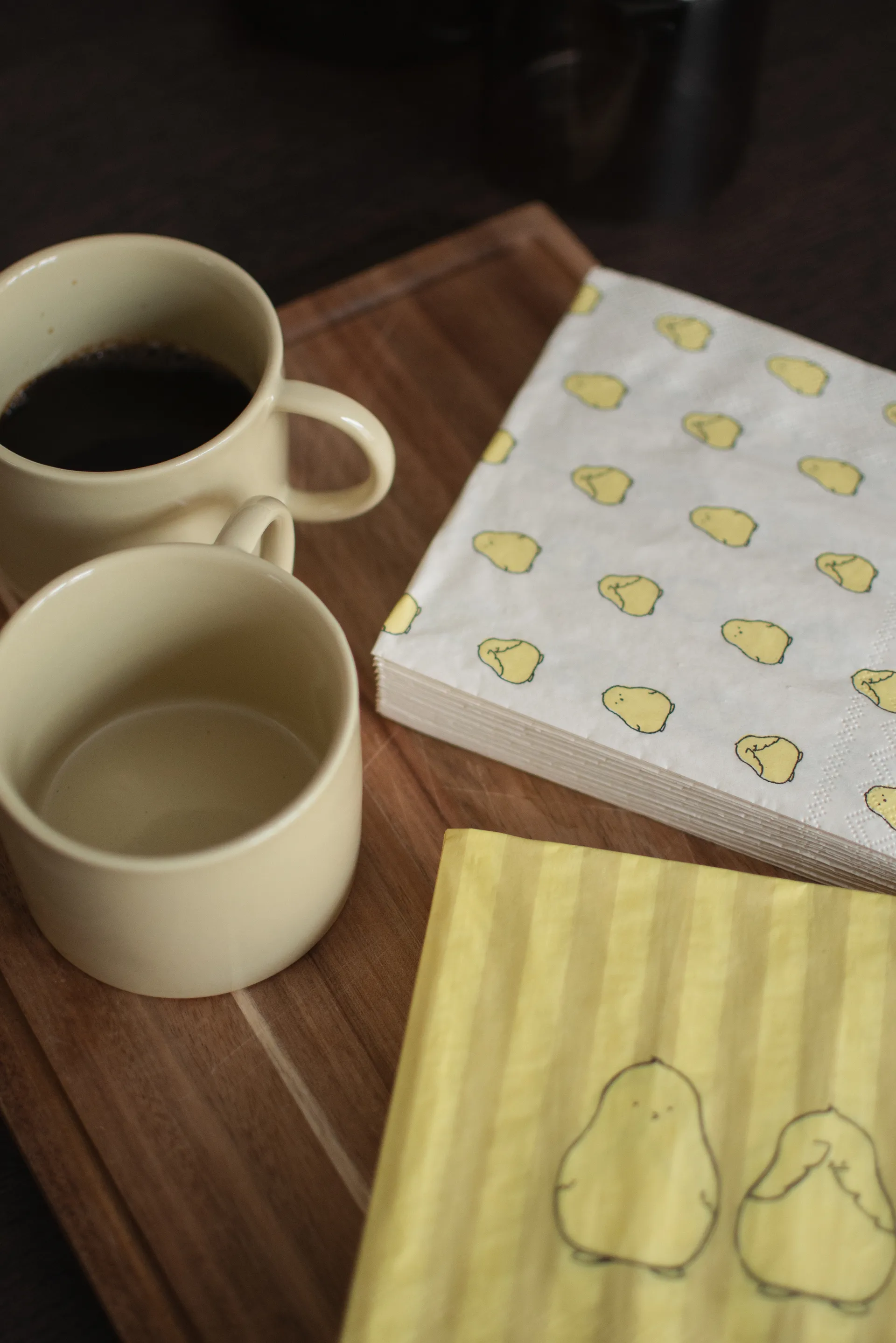 Chubby chicken papirserviet 20-pak, Yellow, 33x33 cm DBKD