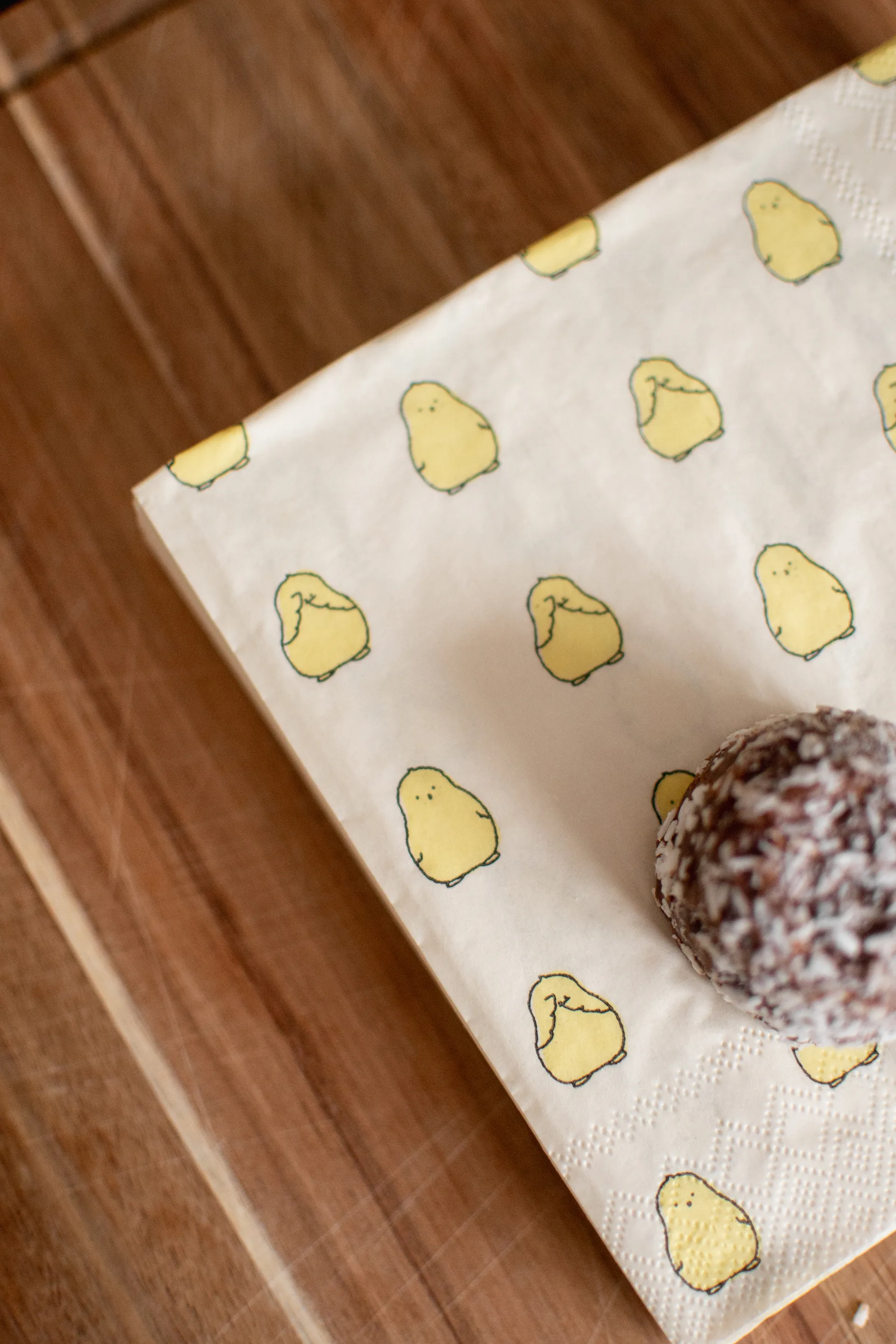 Chubby chicken papirserviet 20-pak, Yellow, 33x33 cm DBKD