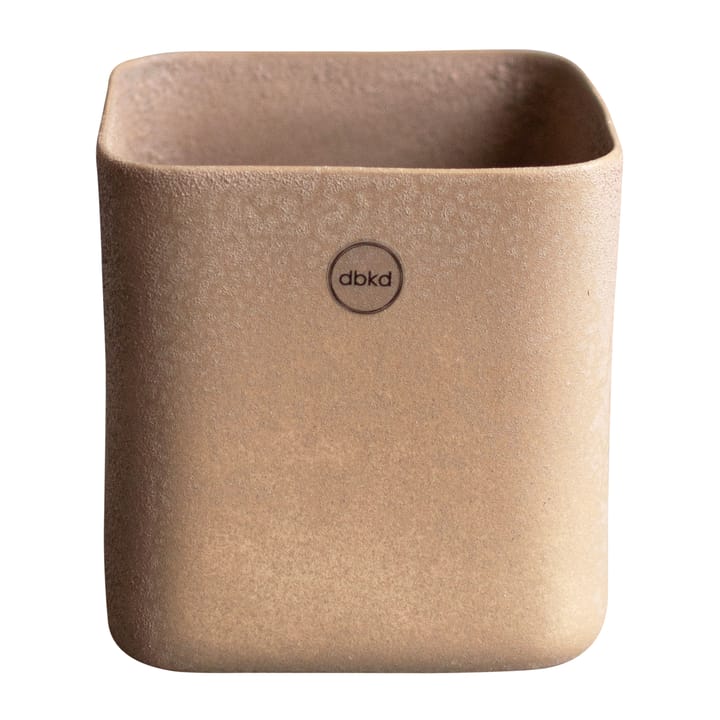 Cube krukke small 13 cm, Sand DBKD