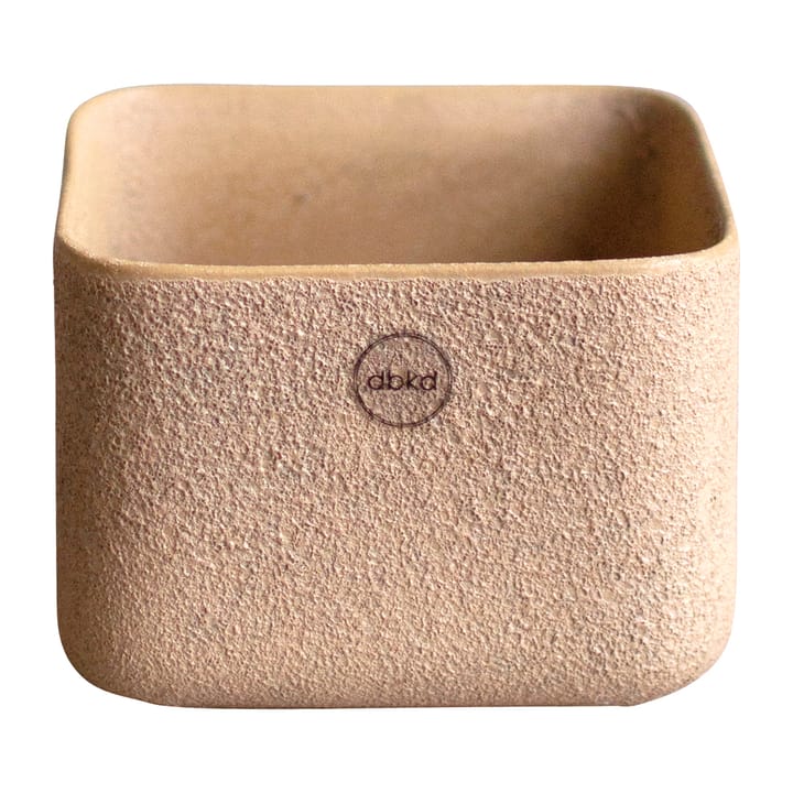 Cube plante lav krukke 13 cm, Sand DBKD