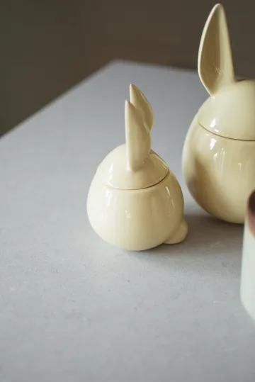 DBKD Eating rabbit skål lille - Shiny yellow - DBKD