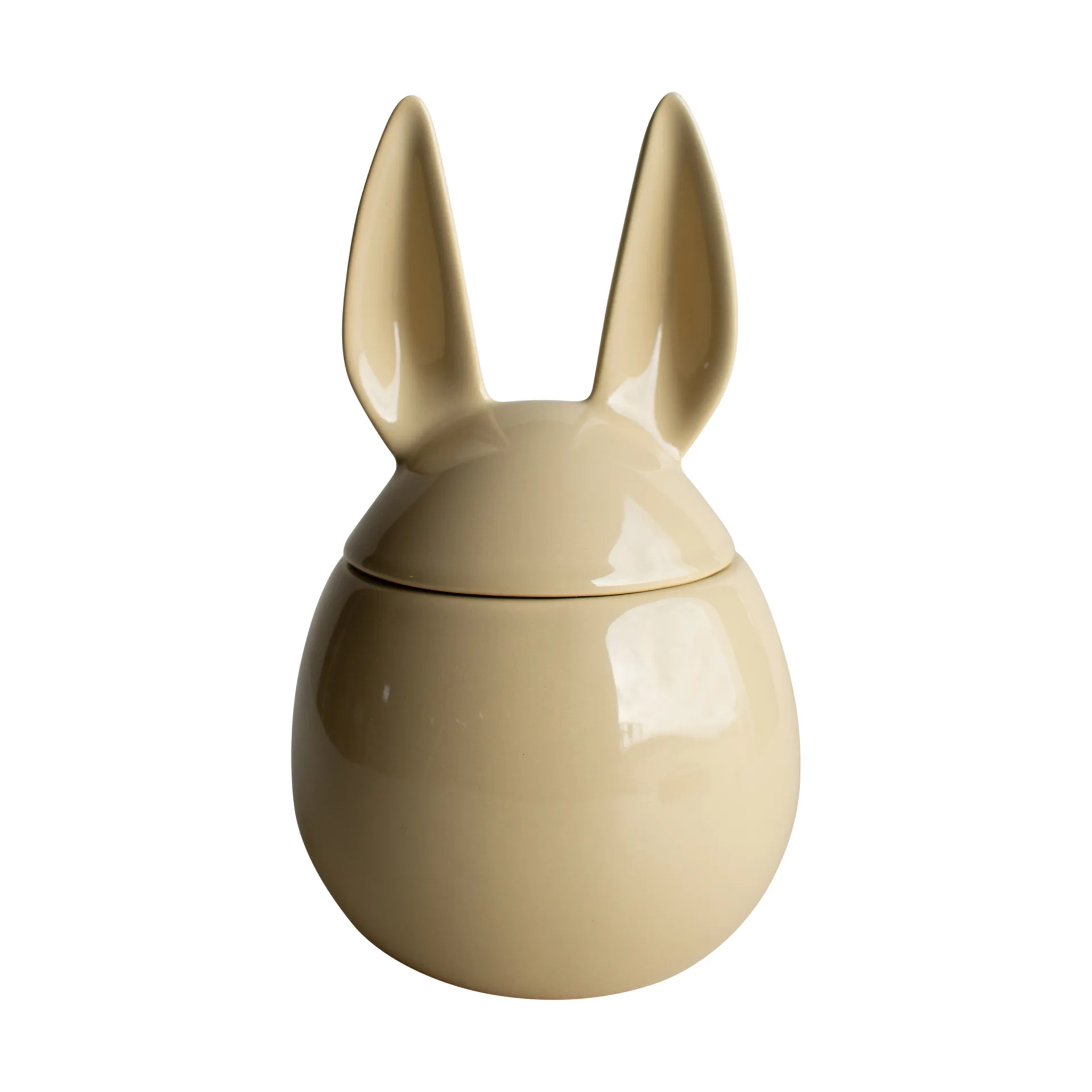 DBKD Eating rabbit skål stor, Shiny yellow DBKD