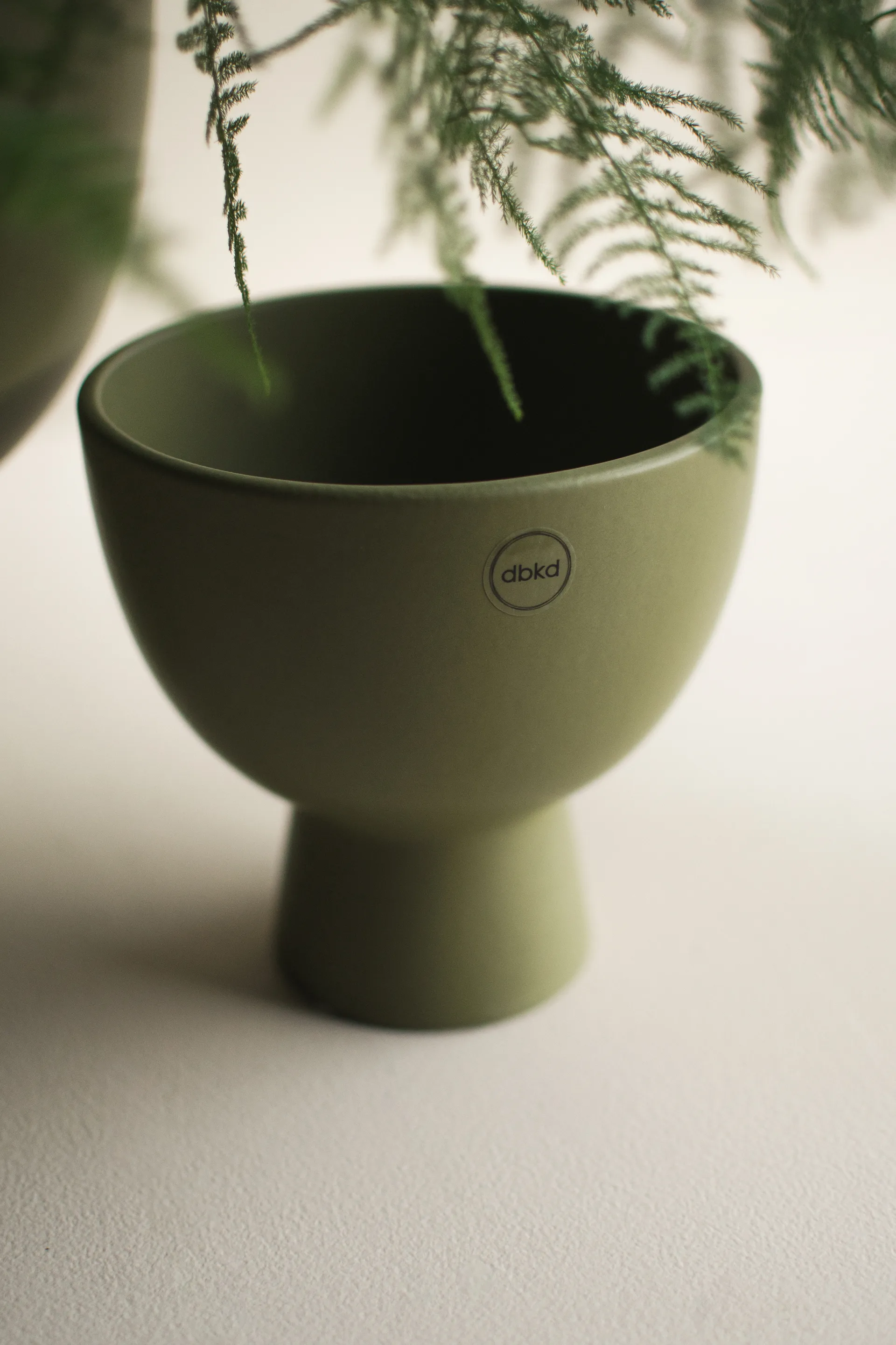 Figure blomsterkrukke Ø15 cm, Green DBKD