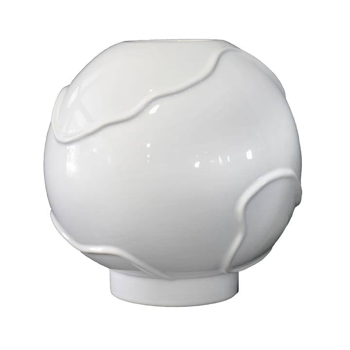 Form vase Ø25 cm - Shiny white - DBKD