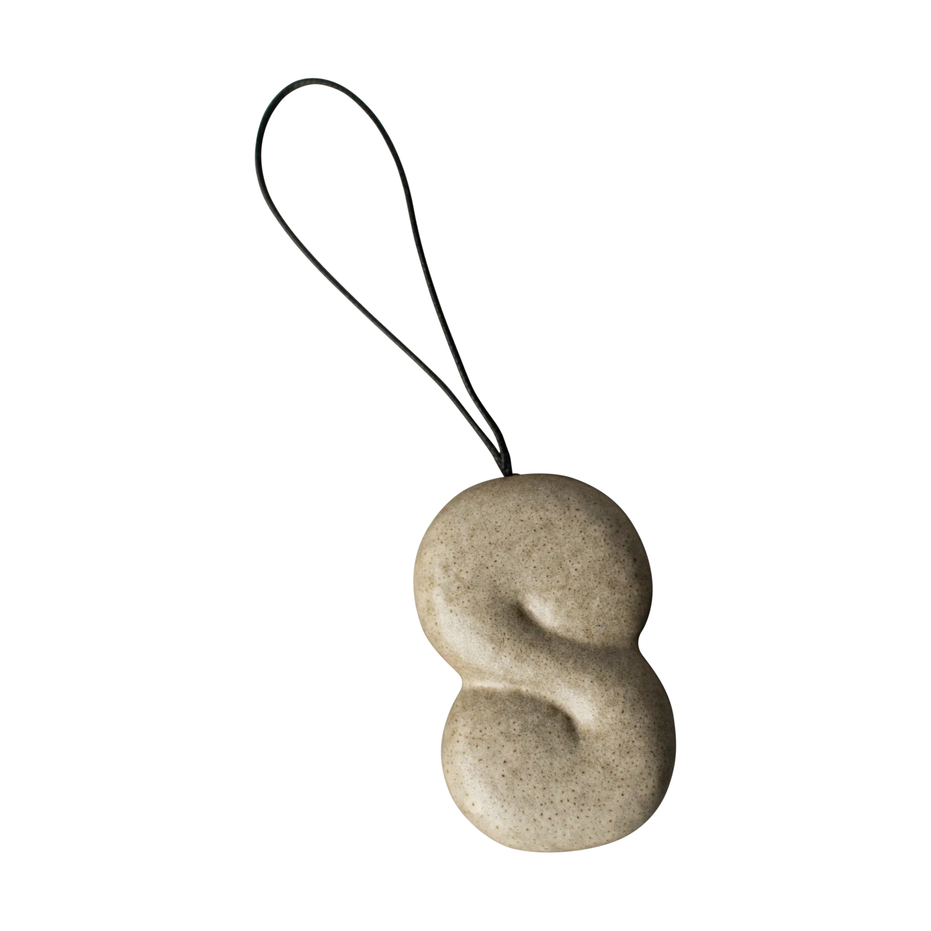 Hanging bun dekorationsophæng, Beige DBKD