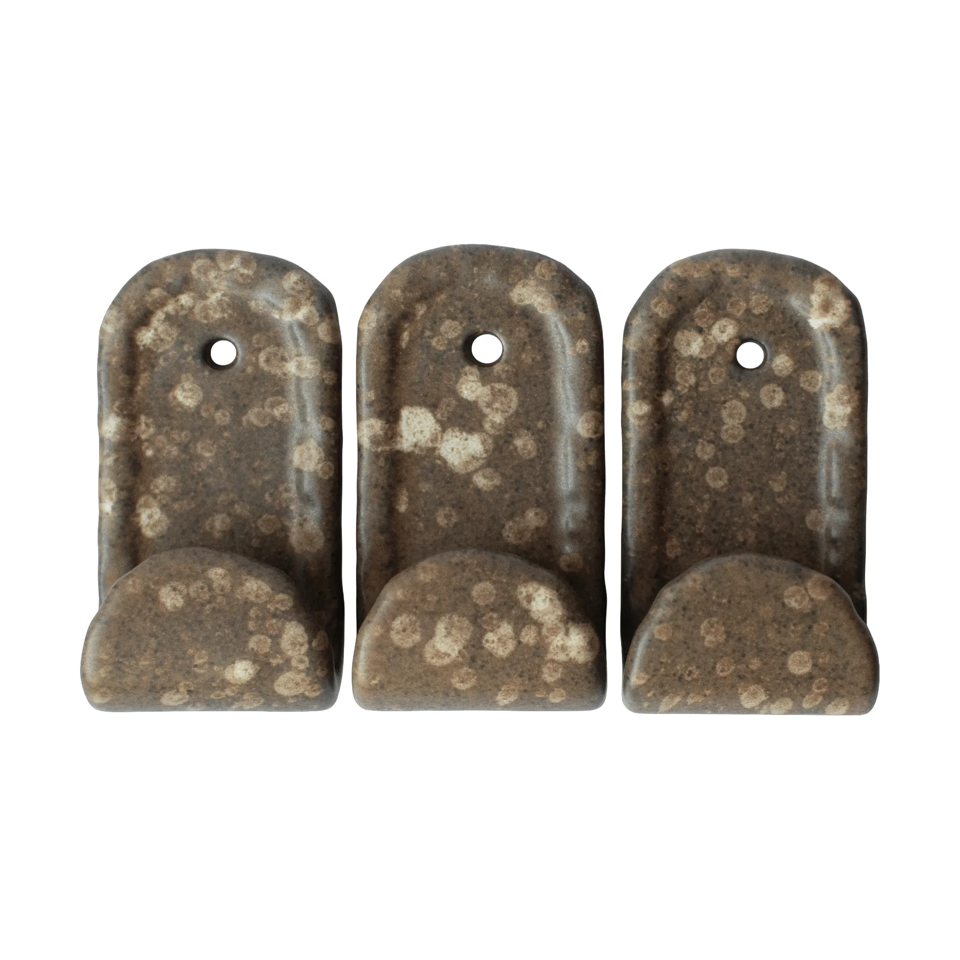 Hook kroge 3-pak, Brown dot DBKD