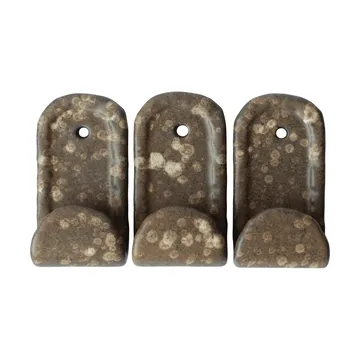 Hook kroge 3-pak - Brown dot - DBKD