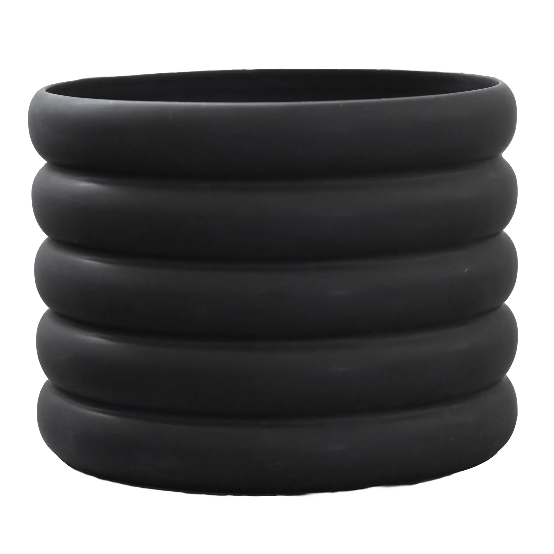 Mud krukke sort, Stor, Ø 20 cm DBKD