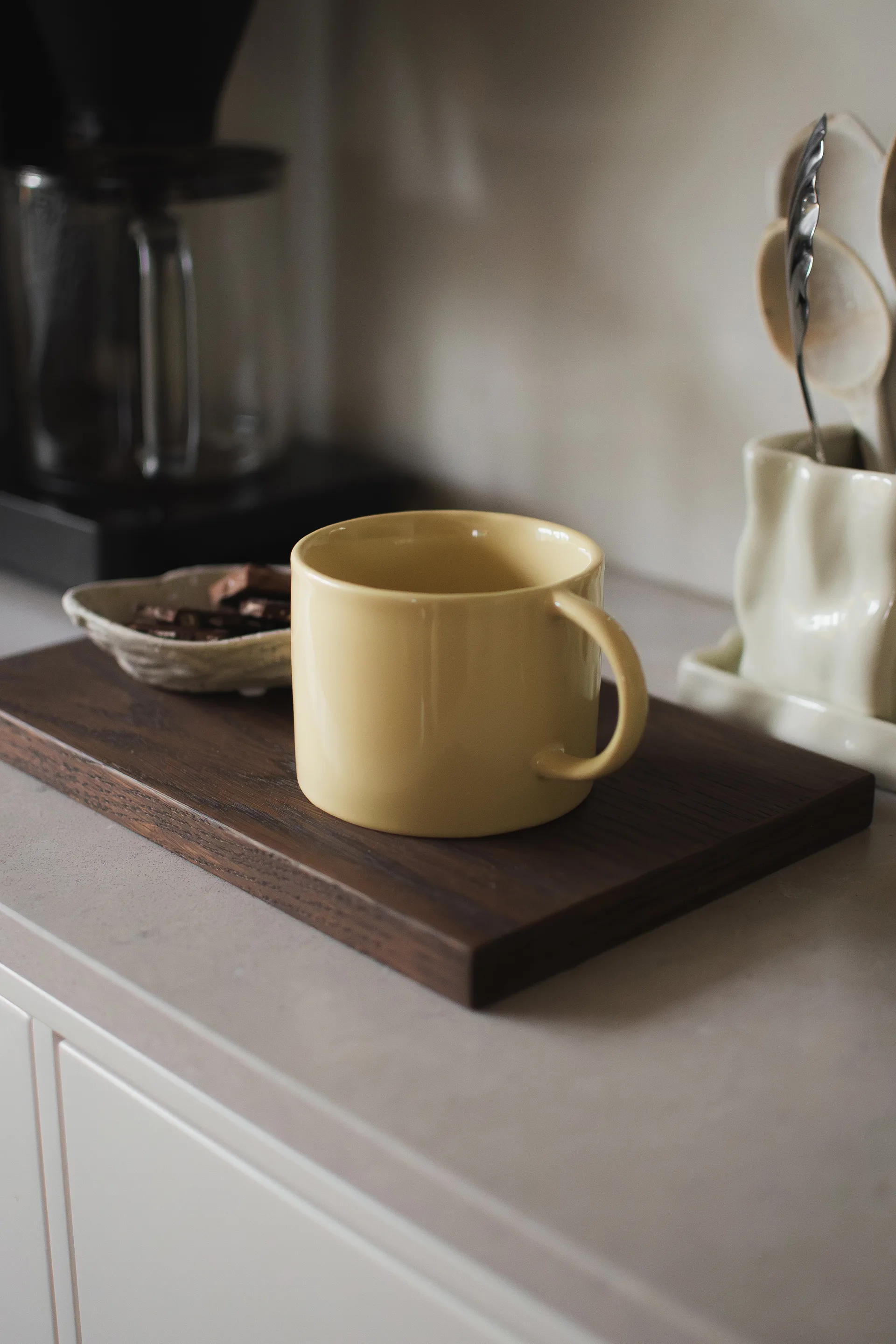 Mug keramikkrus, Yellow DBKD