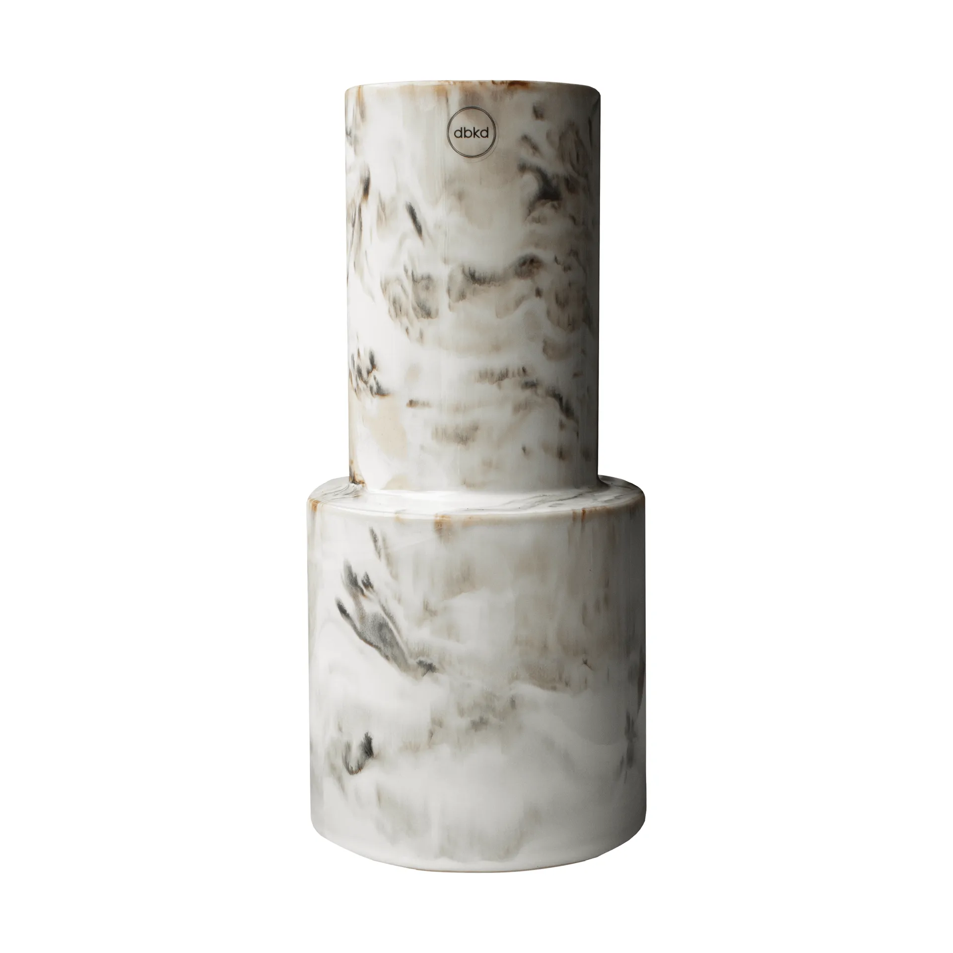 DBKD Oblong vase Shiny mole, large, 30 cm