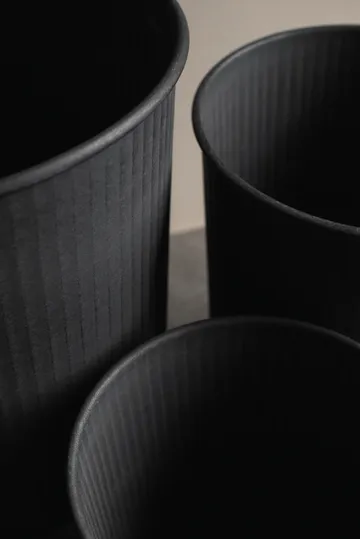Out stripe krukke 3 dele - Black - DBKD