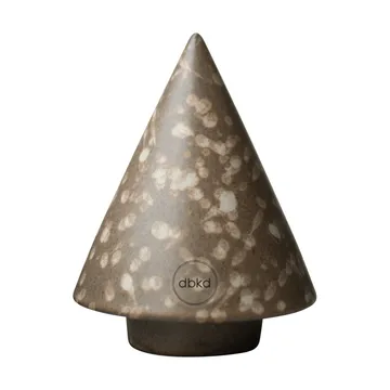 Peak træ dekorationsdetalje - Brown dot, Ø9 cm - DBKD