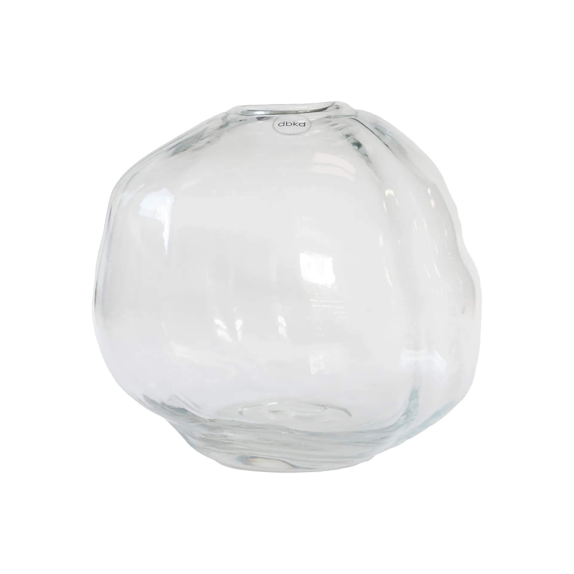 DBKD Pebble vase Transparent, lille &Oslash;20 cm