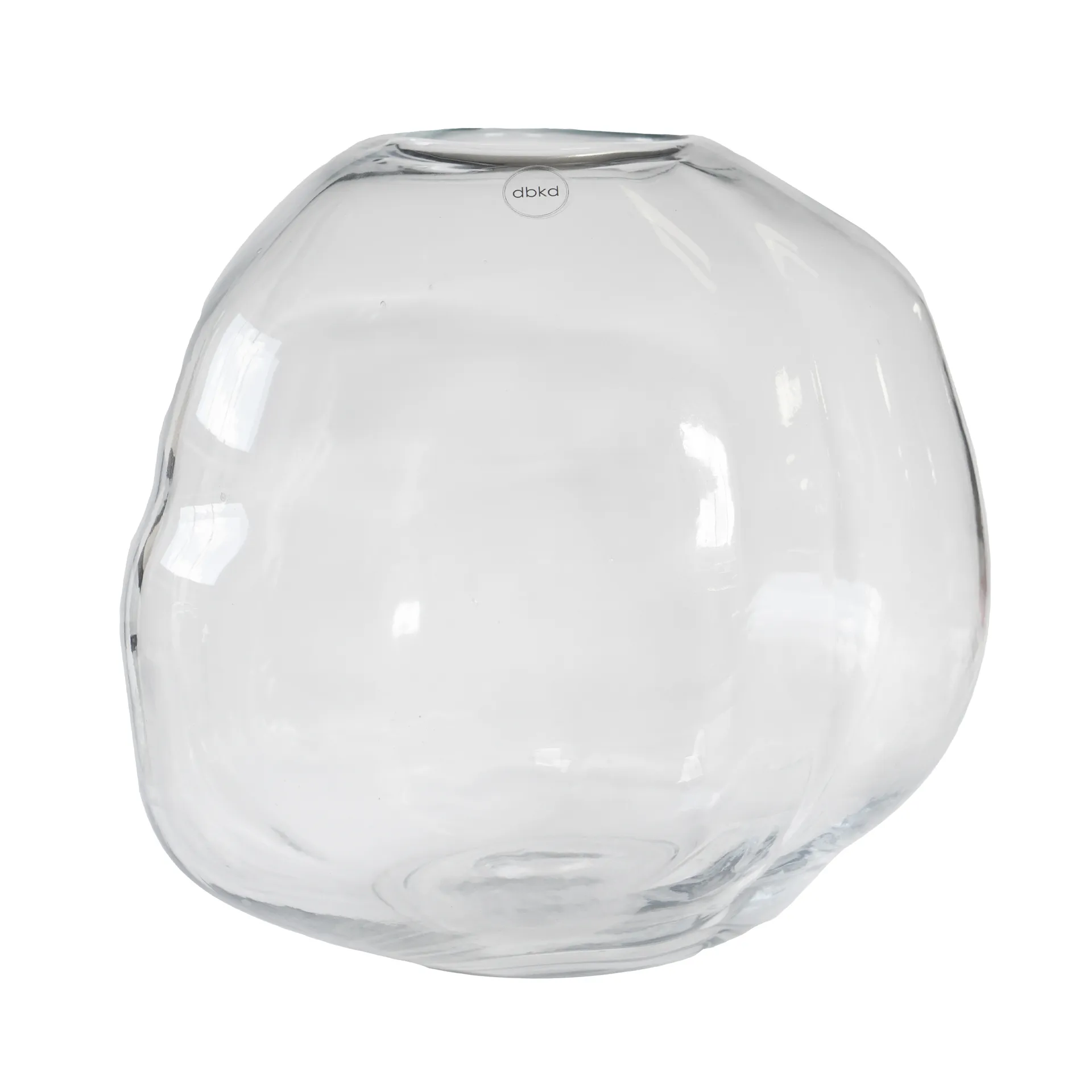 DBKD Pebble vase Transparent, stor &Oslash;28 cm