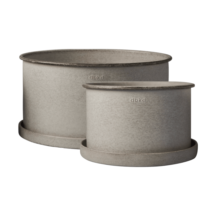 Plant bowl krukke 2-pak - Beige - DBKD