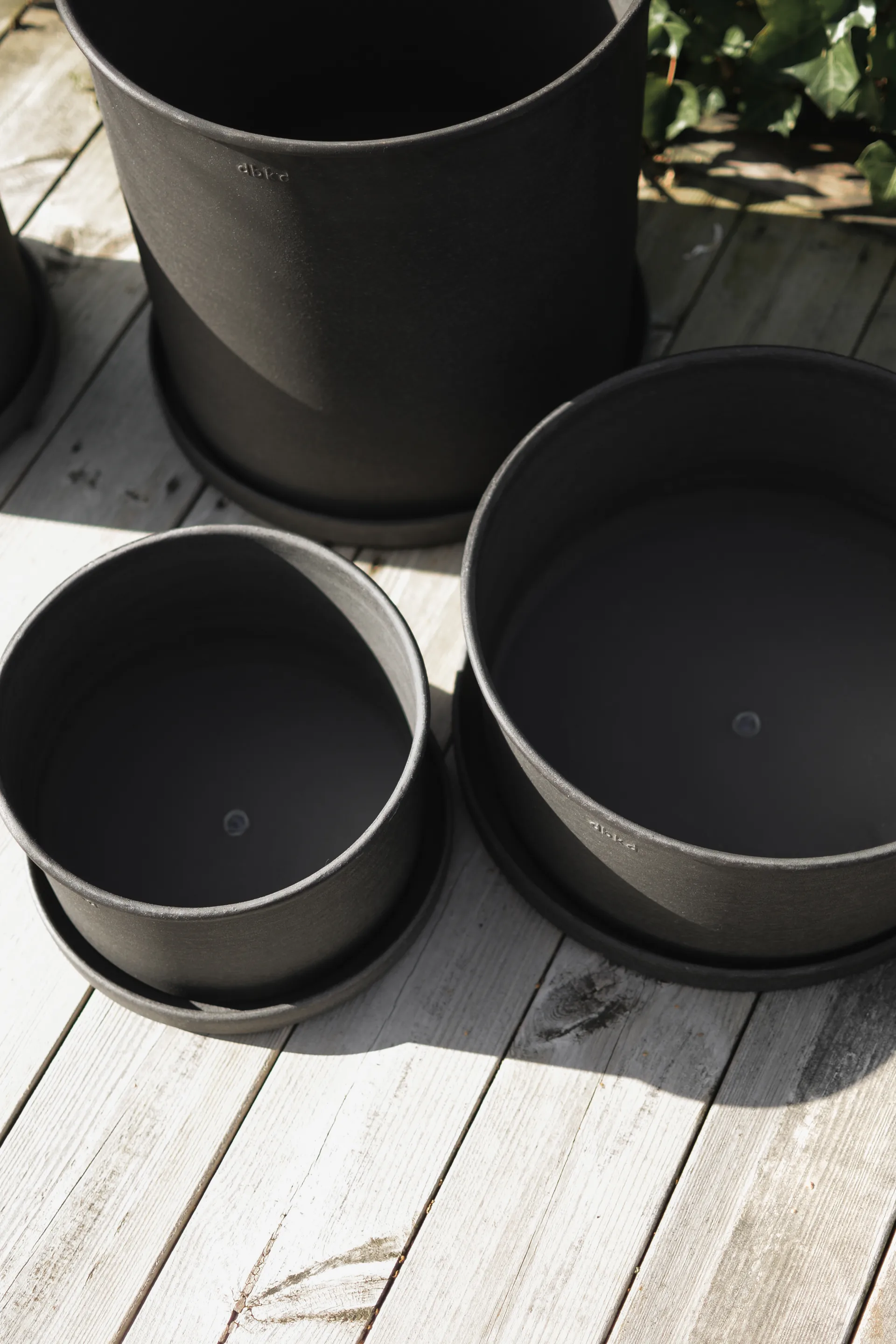 Plant bowl krukke 2-pak, Black DBKD