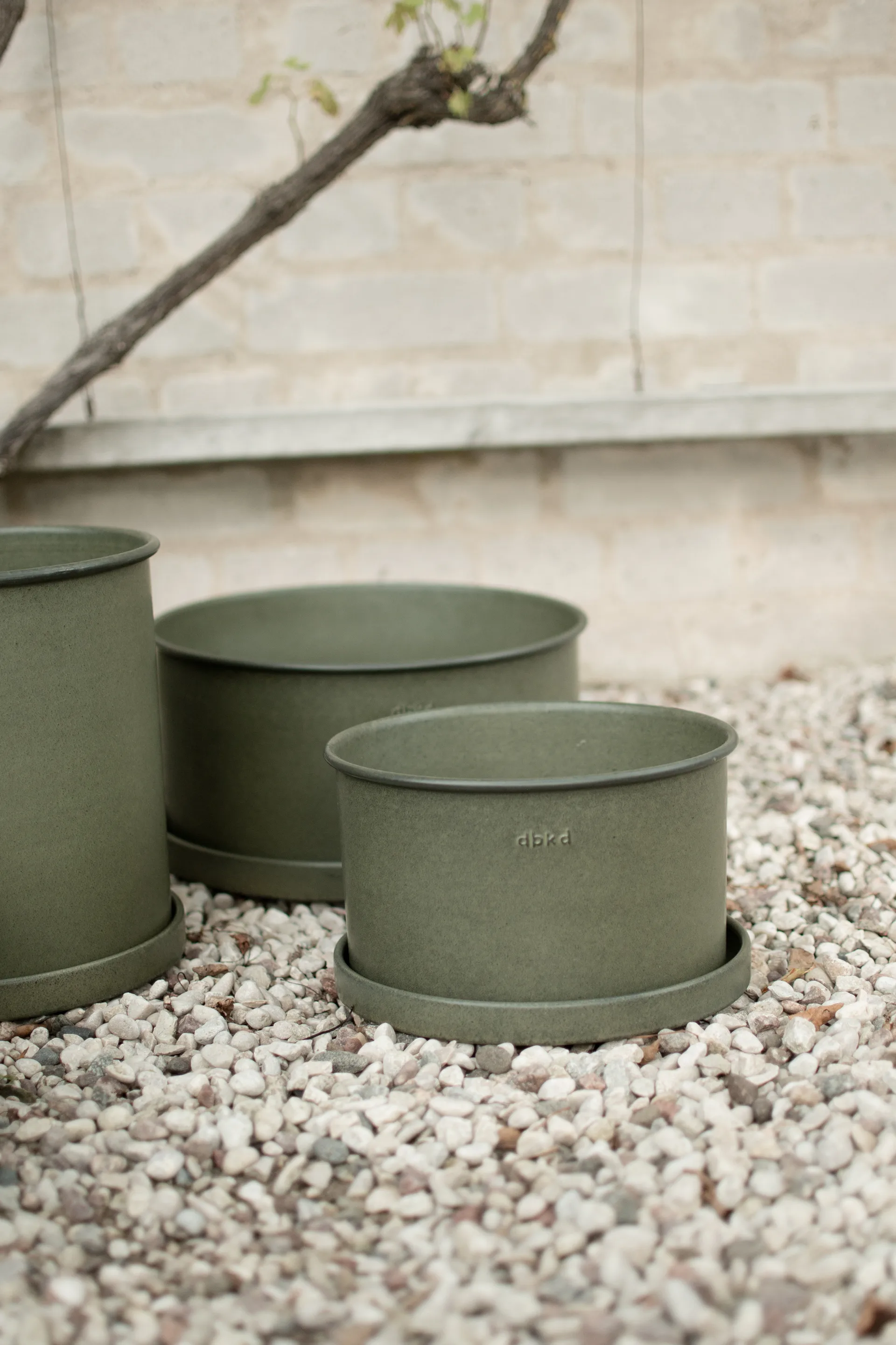 Plant bowl krukke 2-pak, Green DBKD