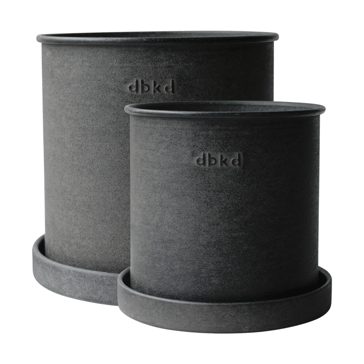 Plant pot potte lille 2-pak, Black DBKD