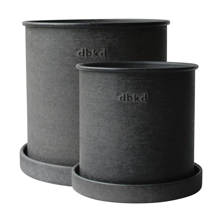 Plant pot potte small 2-pak - Black - DBKD