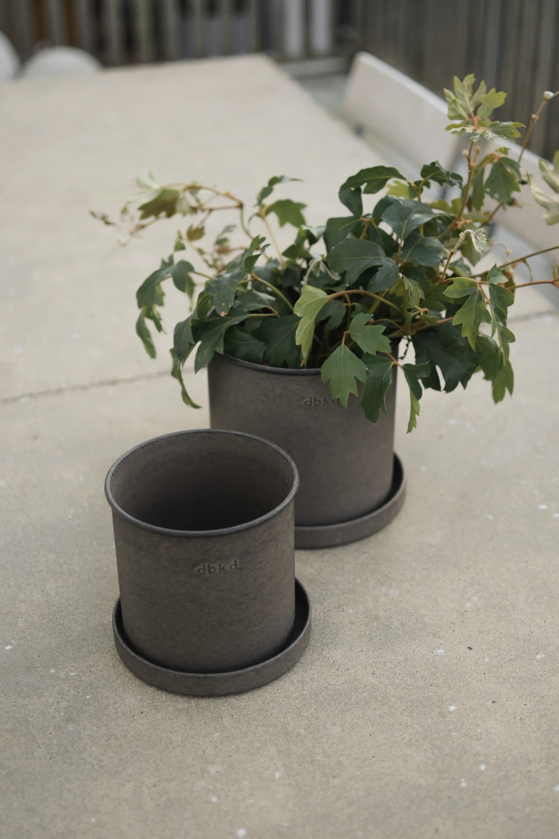 Plant pot potte small 2-pak, Brown DBKD