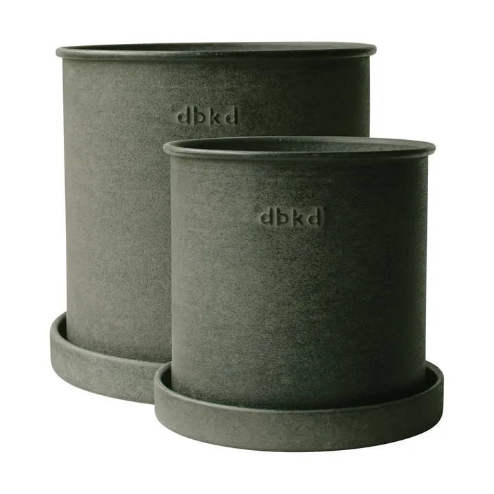 Plant pot potte small 2-pak - Green - DBKD