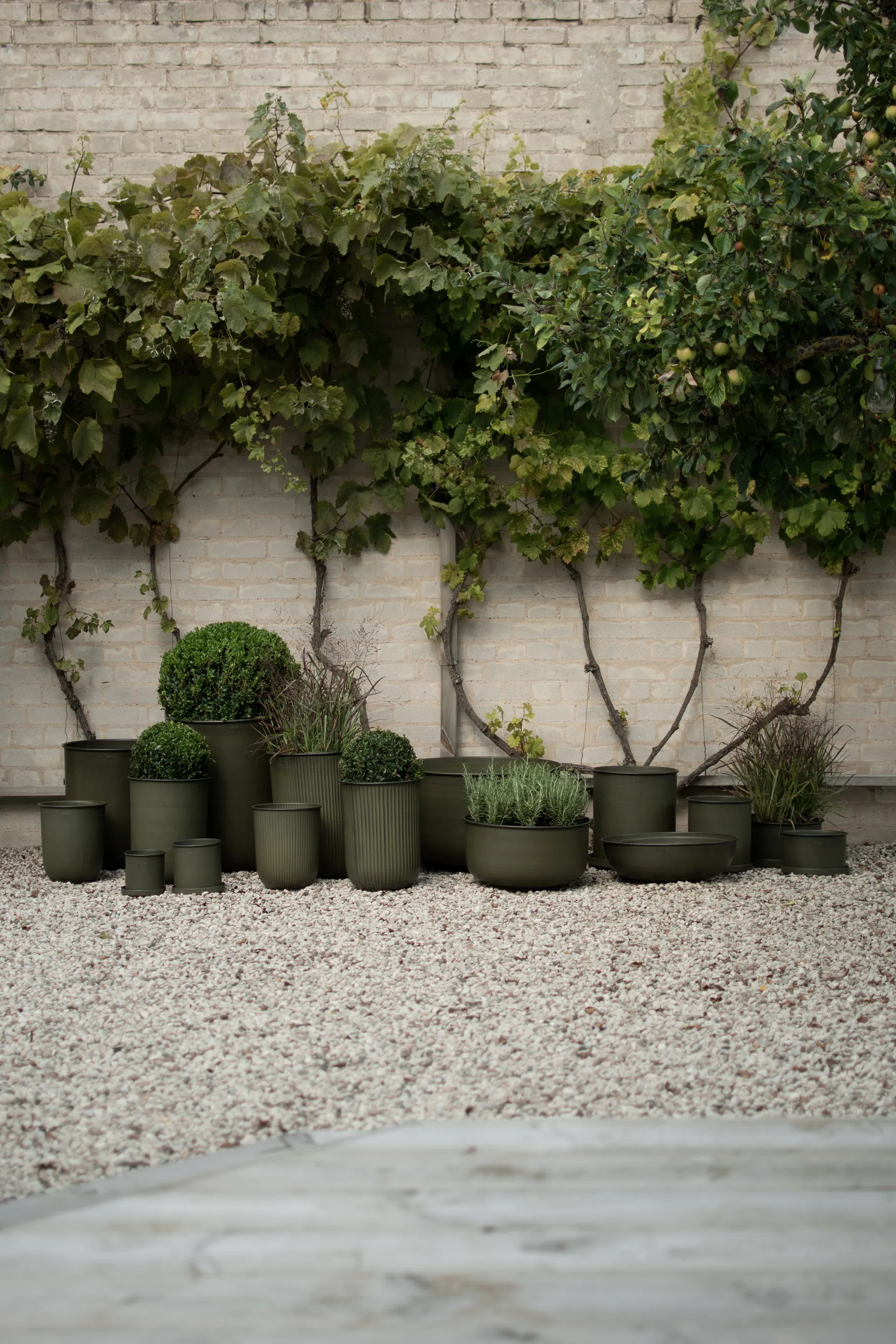 Plant pot potte small 2-pak, Green DBKD