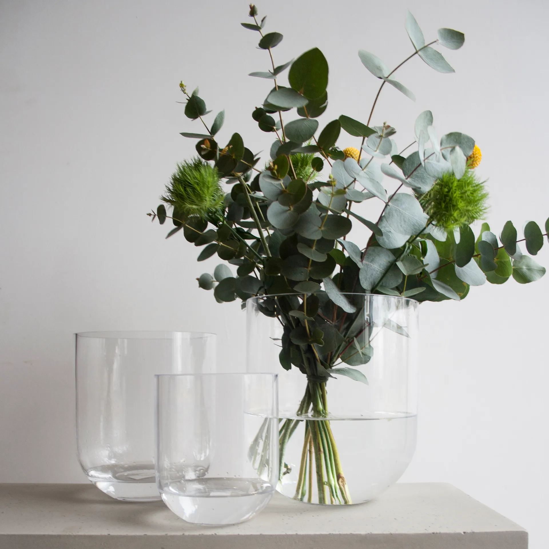Simple glasvase small, Clear DBKD