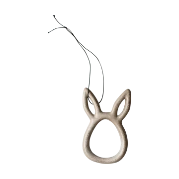 Sprinkle rabbit påskeophæng 8 cm - Beige - DBKD