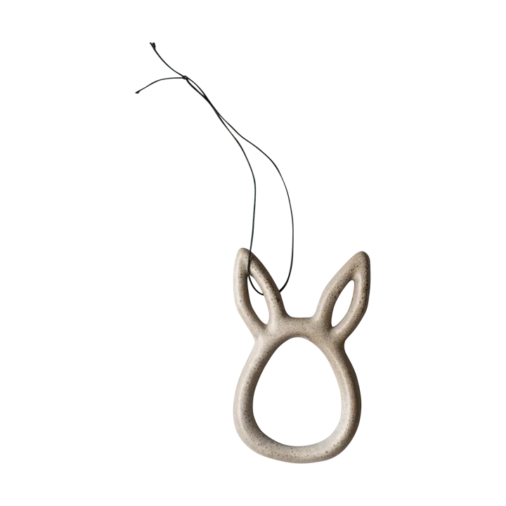 Sprinkle rabbit påskeophæng 8 cm - Beige - DBKD